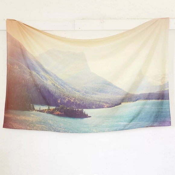 KURT RAHN PNW RETRO GLACIER TAPESTRY - Picture 2 of 4